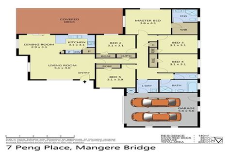 Photo of property in 7 Peng Place, Mangere Bridge, Auckland, 2022