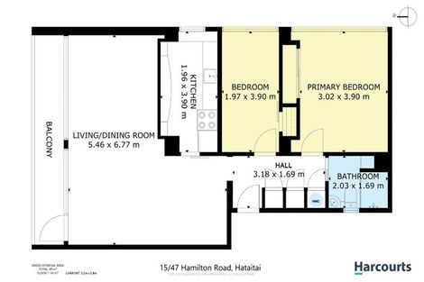 Photo of property in Hamilton Court Flats, 1/47 Hamilton Road, Hataitai, Wellington, 6021