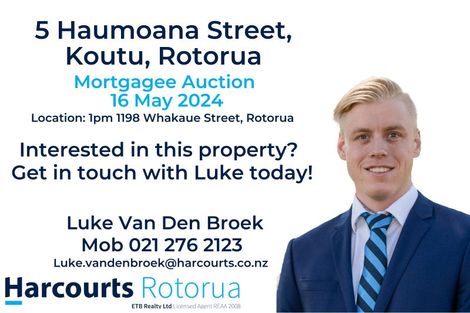 Photo of property in 5 Haumoana Street, Koutu, Rotorua, 3010