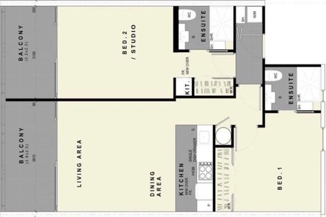 Photo of property in Leicester Executive Apartments, 407/282 Madras Street, Christchurch Central, Christchurch, 8011