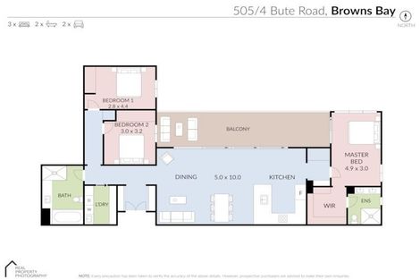 Photo of property in The Victor, 505/4 Bute Road, Browns Bay, Auckland, 0630
