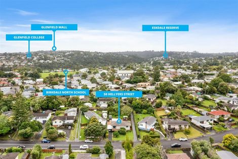Photo of property in 50 Hellyers Street, Birkdale, Auckland, 0626