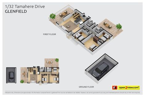 Photo of property in 1/32 Tamahere Drive, Glenfield, Auckland, 0629