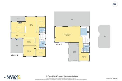 Photo of property in 8 Sandford Street, Campbells Bay, Auckland, 0630