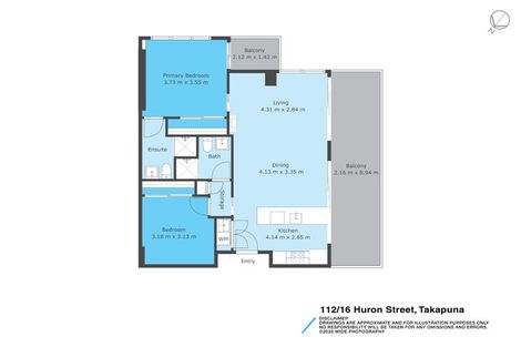 Photo of property in Maison Apartments, 112/16 Huron Street, Takapuna, Auckland, 0622