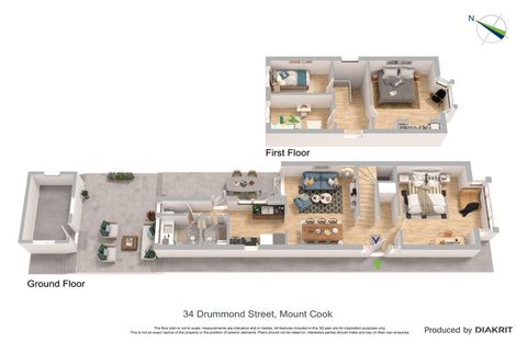 Photo of property in 34 Drummond Street, Mount Cook, Wellington, 6021