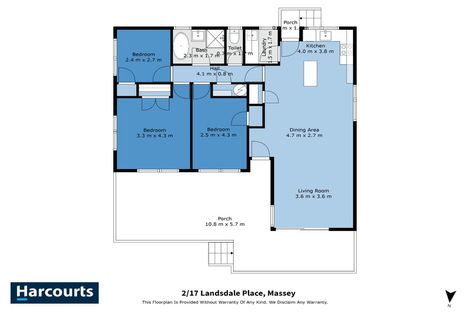 Photo of property in 2/17 Landsdale Place, Massey, Auckland, 0614