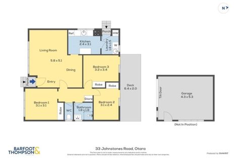 Photo of property in 33 Johnstones Road, Otara, Auckland, 2023