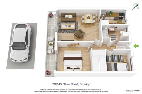 Photo of property in 2b/145 Ohiro Road, Brooklyn, Wellington, 6021