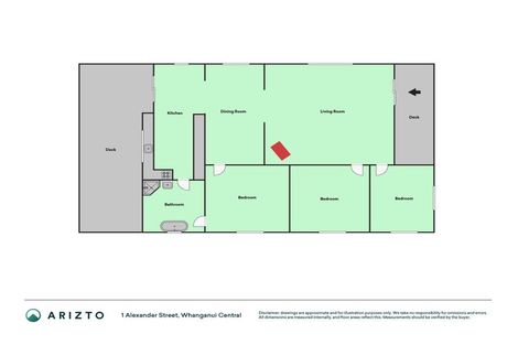 Photo of property in 1 Alexander Street, Whanganui, 4500