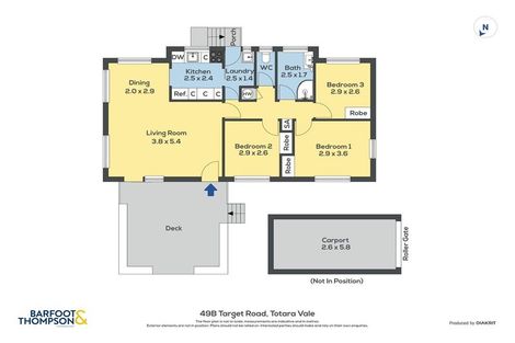 Photo of property in 2/49 Target Road, Totara Vale, Auckland, 0629