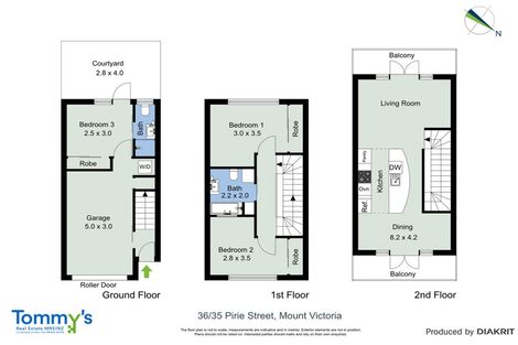 Photo of property in Pirie Street Townhouses, 36/35u Pirie Street, Mount Victoria, Wellington, 6011