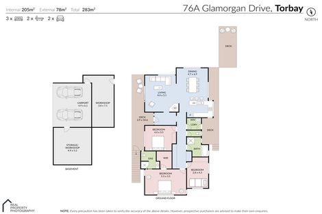 Photo of property in 1/76 Glamorgan Drive, Torbay, Auckland, 0630