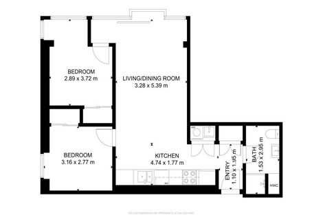 Photo of property in Nouvo Apartments, 2a/21 Rugby Street, Mount Cook, Wellington, 6021