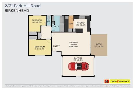 Photo of property in 2/31 Park Hill Road, Birkenhead, Auckland, 0626
