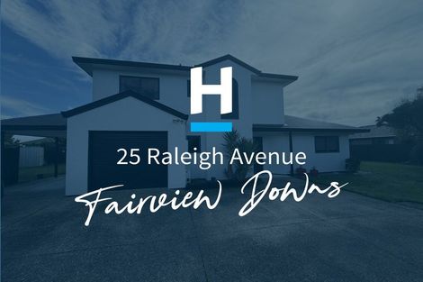 Photo of property in 25 Raleigh Avenue, Fairview Downs, Hamilton, 3214
