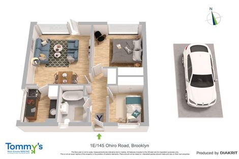 Photo of property in Manston Apartments, 1e/145 Ohiro Road, Brooklyn, Wellington, 6021