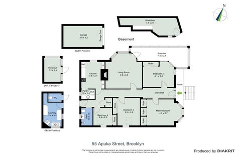 Photo of property in 55 Apuka Street, Brooklyn, Wellington, 6021