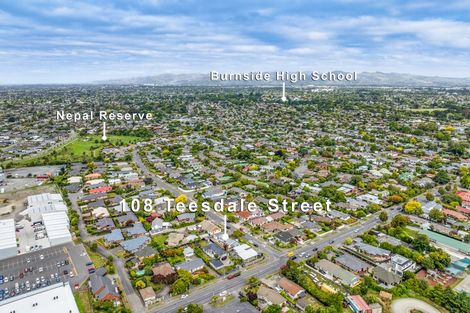 Photo of property in 108 Teesdale Street, Burnside, Christchurch, 8053