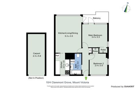 Photo of property in 10/4f Claremont Grove, Mount Victoria, Wellington, 6011