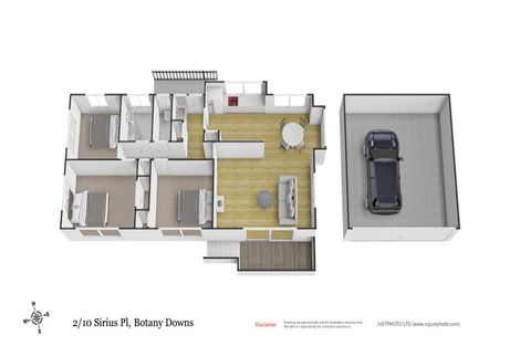 Photo of property in 2/10 Sirius Place, Botany Downs, Auckland, 2010