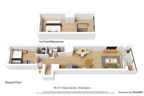 Photo of property in Qba Apartments, 1b/51 Webb Street, Mount Cook, Wellington, 6011