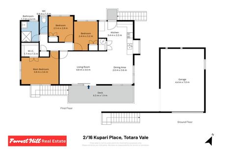 Photo of property in 2/16 Kupari Place, Totara Vale, Auckland, 0629