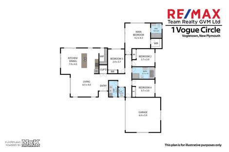 Photo of property in 1 Vogue Circle, Vogeltown, New Plymouth, 4310