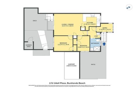 Photo of property in 1/11 Udall Place, Bucklands Beach, Auckland, 2014
