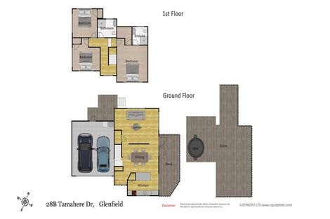 Photo of property in 28b Tamahere Drive, Glenfield, Auckland, 0629