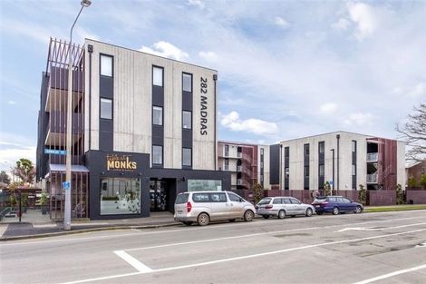 Photo of property in Leicester Executive Apartments, 407/282 Madras Street, Christchurch Central, Christchurch, 8011