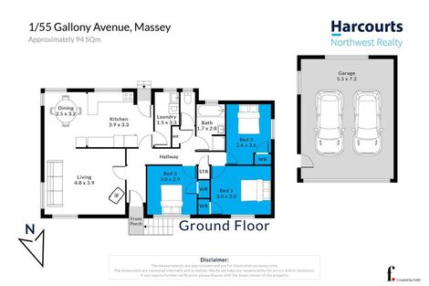 Photo of property in 1/55 Gallony Avenue, Massey, Auckland, 0614