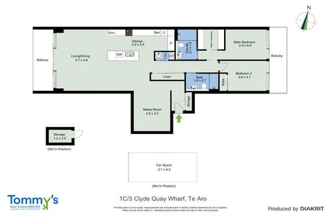 Photo of property in Clyde Quay Wharf, 1c/6 Clyde Quay Wharf, Te Aro, Wellington, 6011