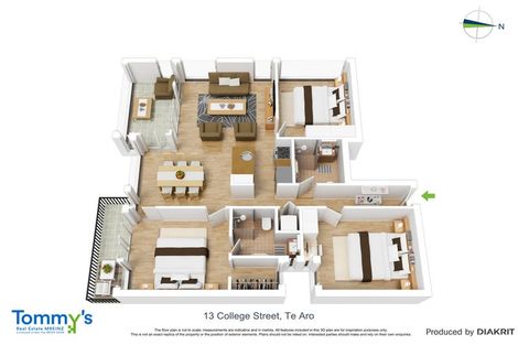 Photo of property in Forte Apartments, 112/13u College Street, Te Aro, Wellington, 6011
