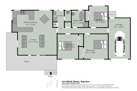 Photo of property in 14 Elliott Avenue, Bayview, Auckland, 0629