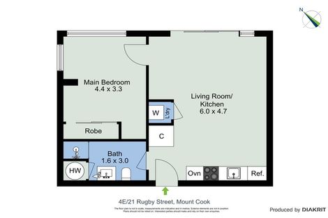 Photo of property in Nouvo Apartments, 4e/21 Rugby Street, Mount Cook, Wellington, 6021