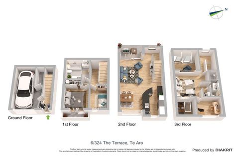 Photo of property in Fernhill Flats, 324u6 The Terrace, Te Aro, Wellington, 6011