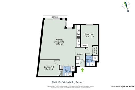 Photo of property in Vsp South, 901/168u Victoria Street, Te Aro, Wellington, 6011