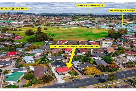Photo of property in 34 Casuarina Road, Half Moon Bay, Auckland, 2012
