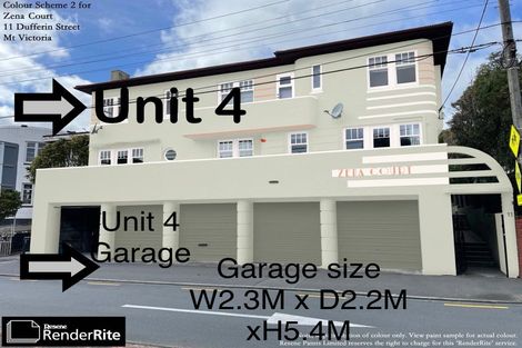 Photo of property in Zena Court, 11f4 Dufferin Street, Mount Victoria, Wellington, 6021