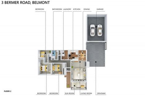 Photo of property in 3 Bermer Road, Belmont, Lower Hutt, 5010