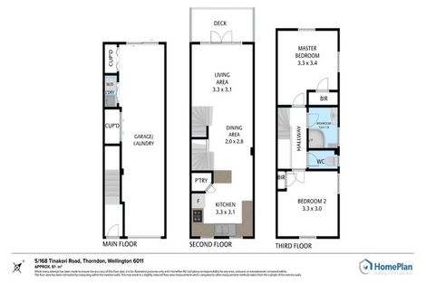 Photo of property in 5/168 Tinakori Road, Thorndon, Wellington, 6011