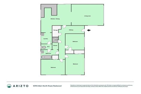 Photo of property in 409 Main Road North, Redwood, Christchurch, 8051