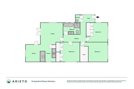 Photo of property in 76 Aylesford Street, Mairehau, Christchurch, 8013