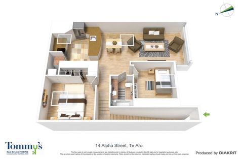 Photo of property in Courtenay Mews Apartments, 16/14u Alpha Street, Te Aro, Wellington, 6011