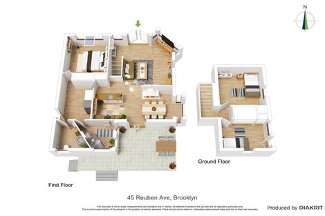 Photo of property in 45 Reuben Avenue, Brooklyn, Wellington, 6021