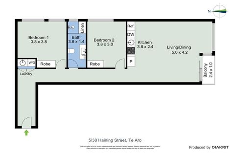 Photo of property in Haining Apartments, 5/38 Haining Street, Te Aro, Wellington, 6011