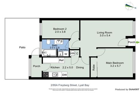 Photo of property in 2/95a Freyberg Street, Lyall Bay, Wellington, 6022