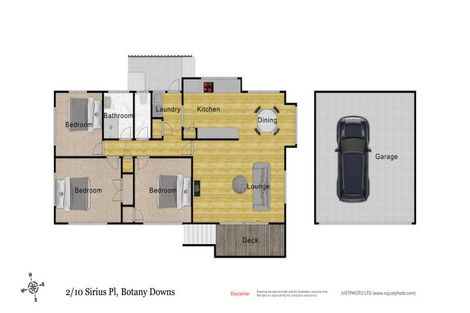 Photo of property in 2/10 Sirius Place, Botany Downs, Auckland, 2010