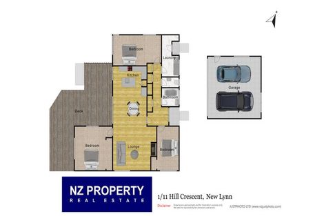 Photo of property in 1/11 Hill Crescent, New Lynn, Auckland, 0600